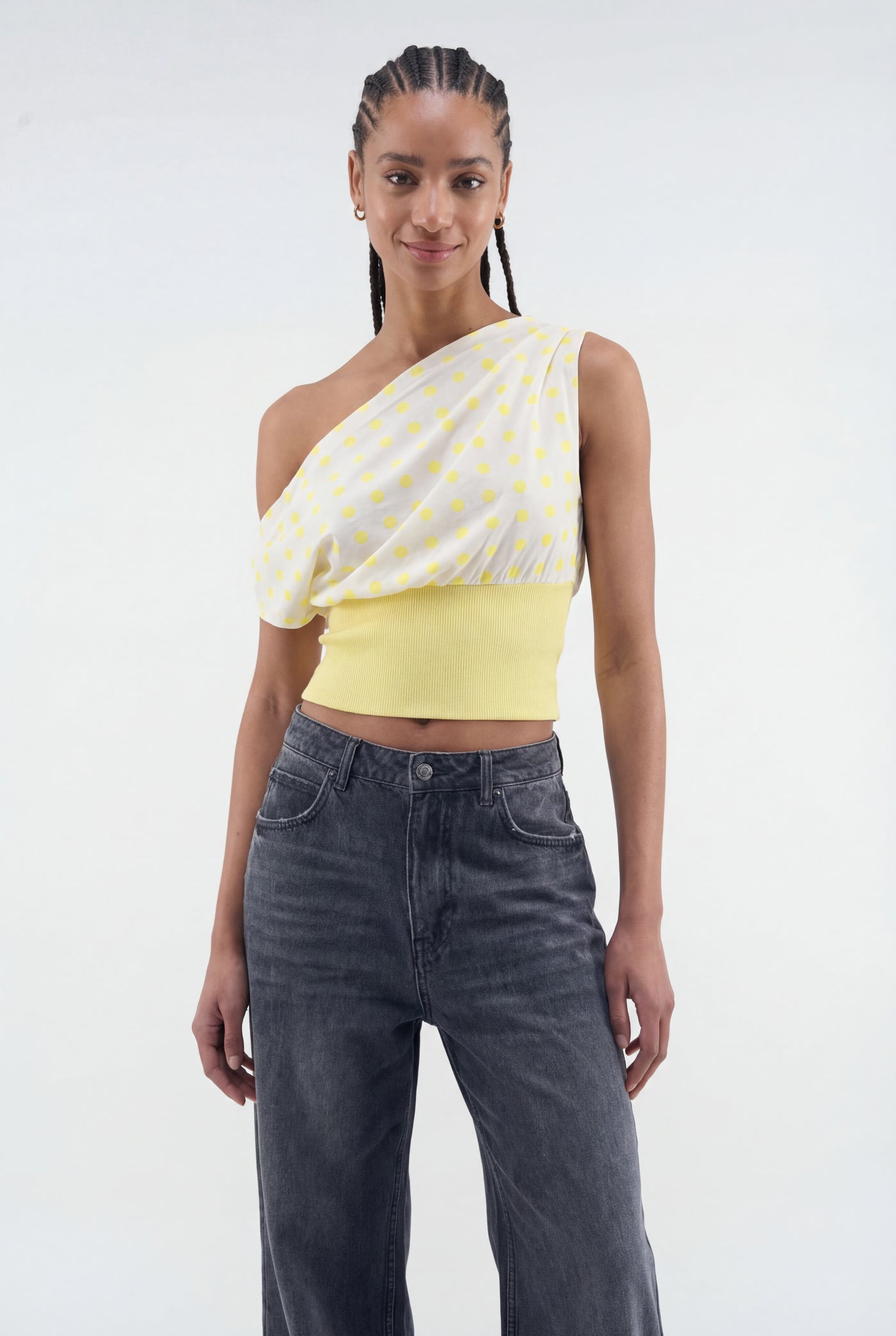 top "CHARM" jaune｜SOWO