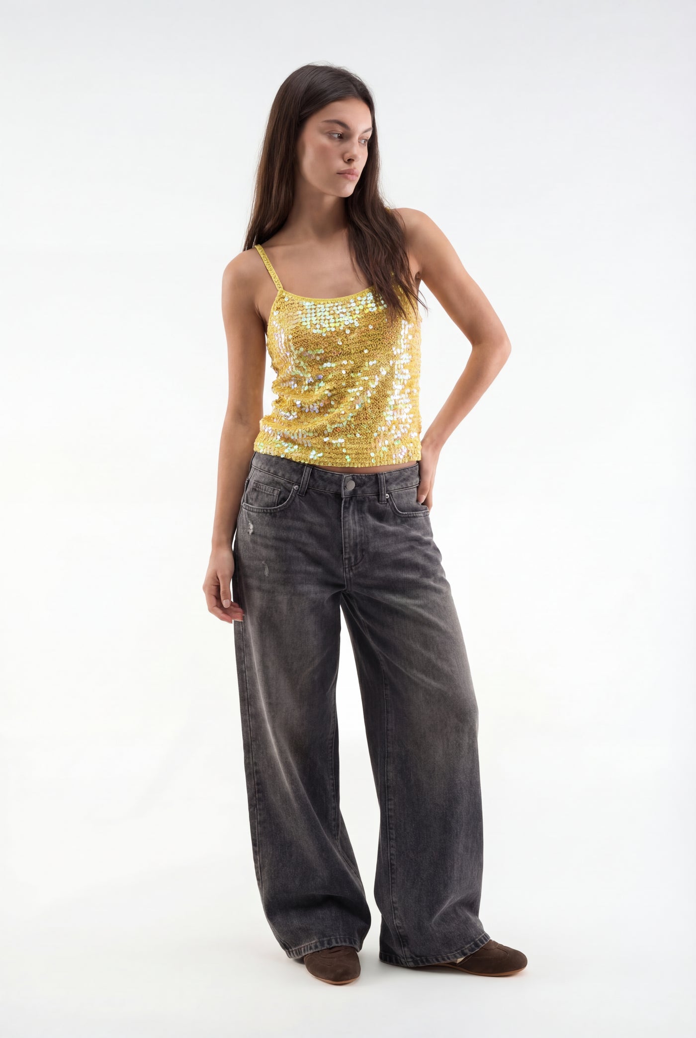 top "IBIZA" jaune｜SOWO