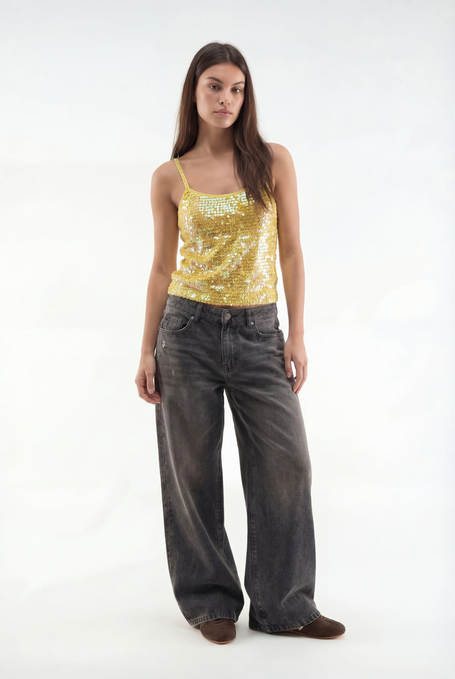 top "IBIZA" jaune｜SOWO