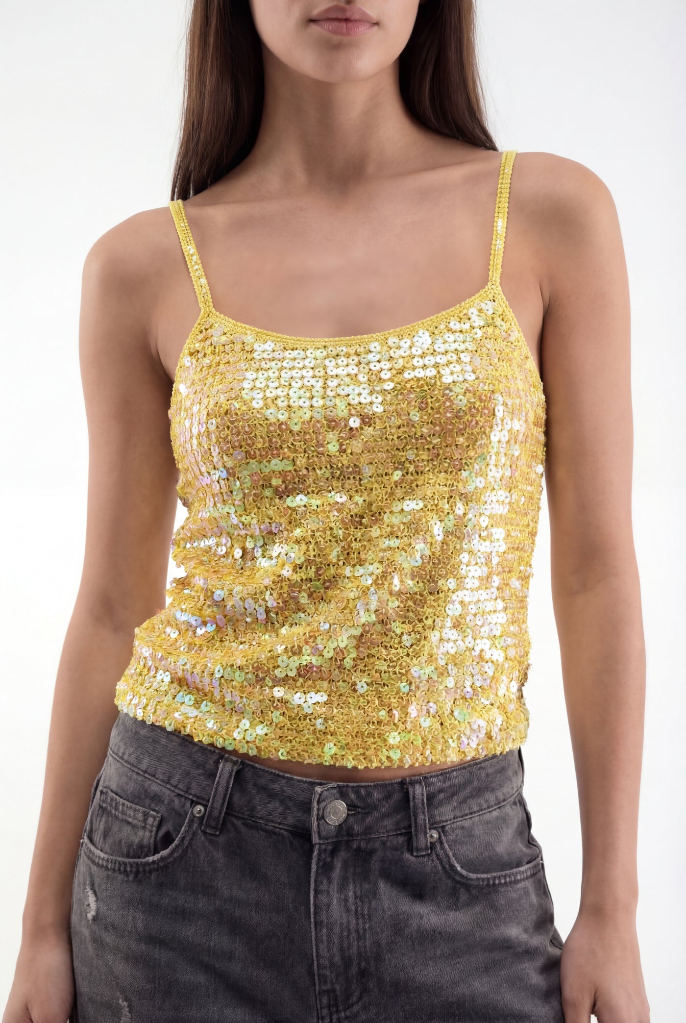 top "IBIZA" jaune｜SOWO