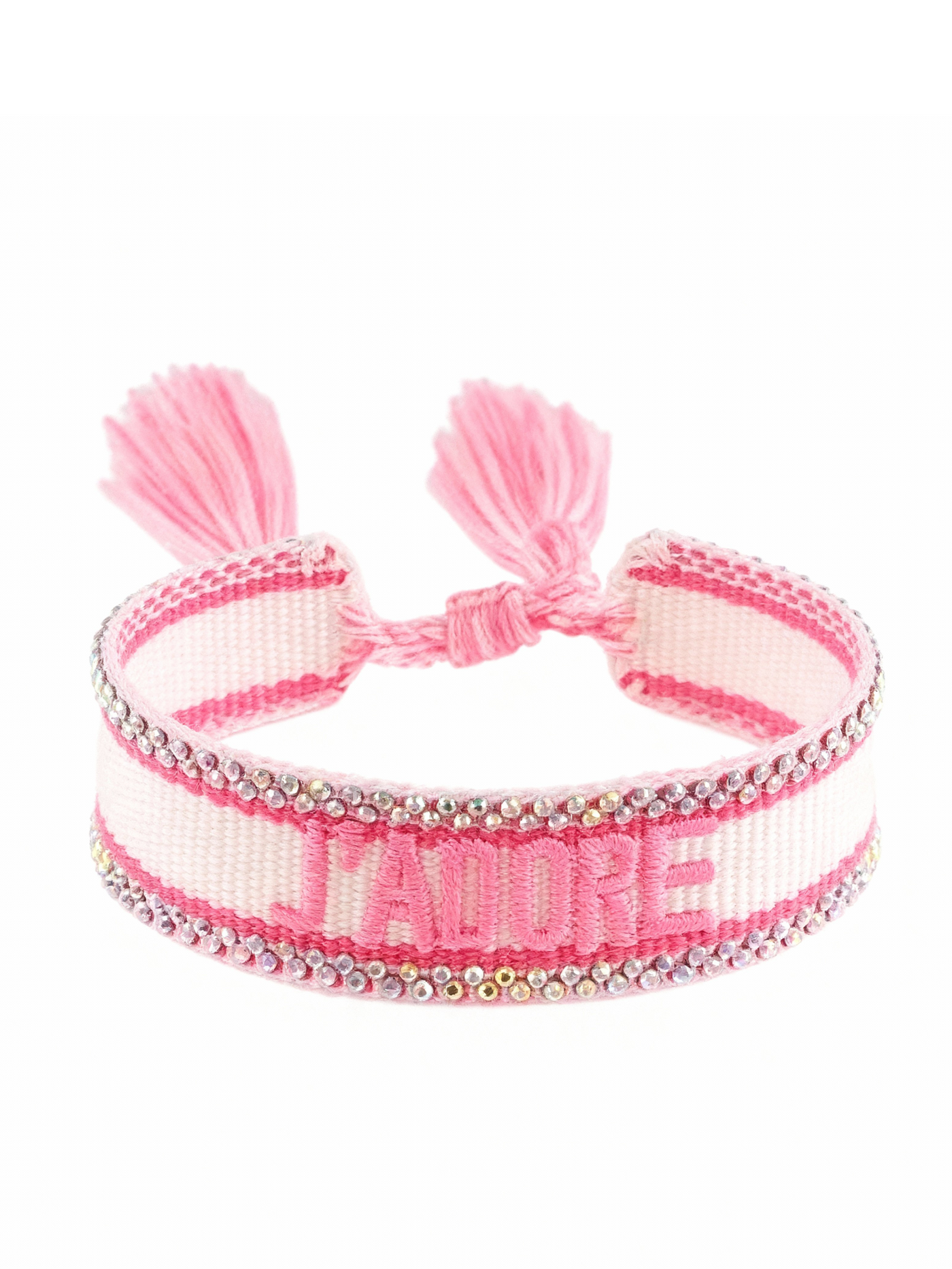 Bracelet "J'ADORE" rose｜SOWO