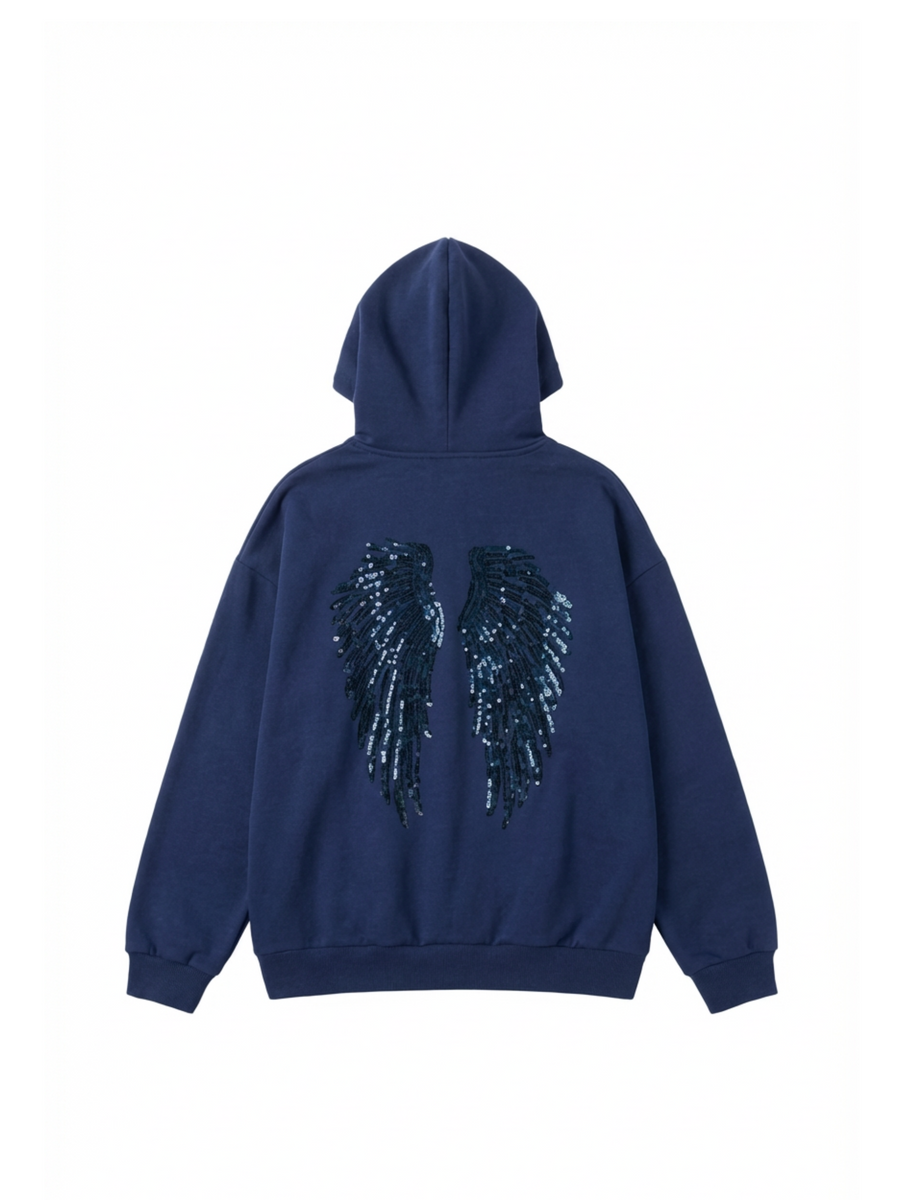 Sweat "WINGS" bleu｜SOWO