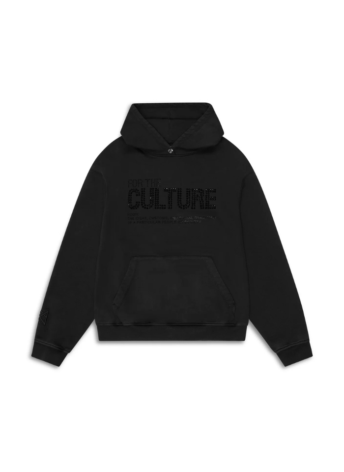 Sweat "FOR THE CULTURE" noir   ｜SOWO