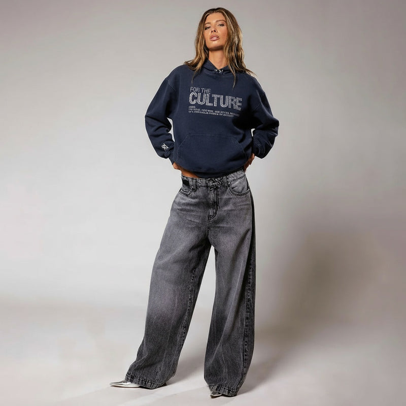 Model wearing outfit