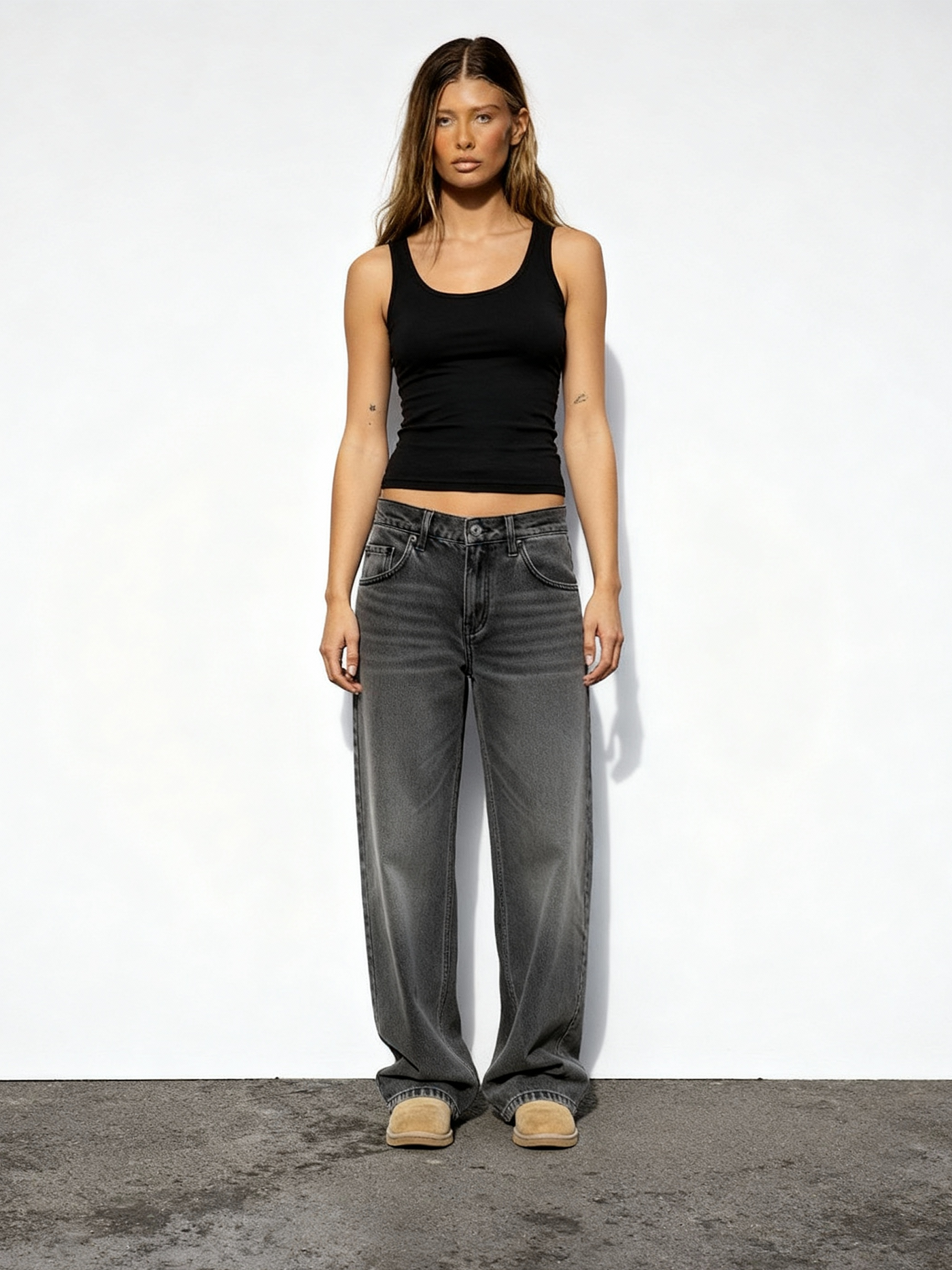 Jean "STEEZE"  gris｜SOWO