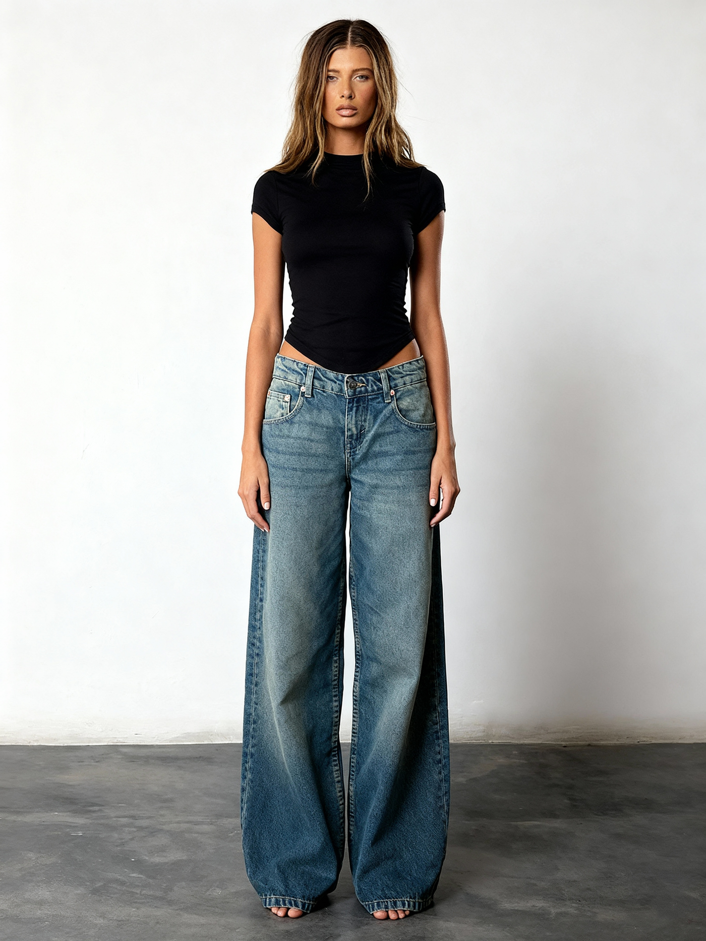 Jean "PARALLEL" bleu｜SOWO
