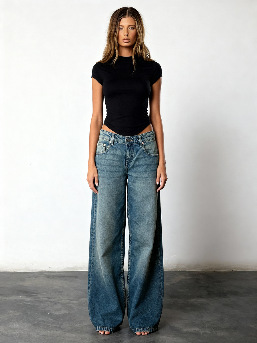 Jean "PARALLEL" bleu｜SOWO