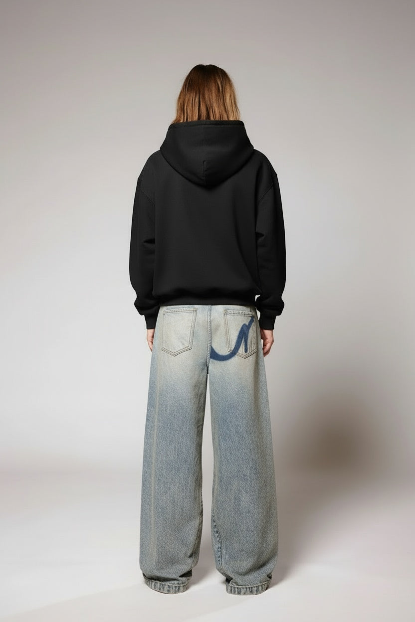 Sweat "FOR THE CULTURE" noir   ｜SOWO