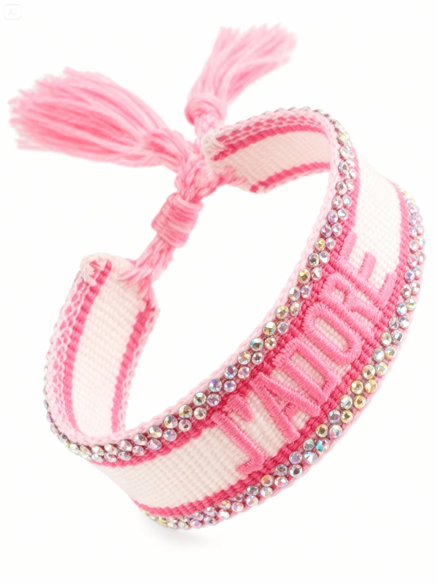 Bracelet "J'ADORE" rose｜SOWO