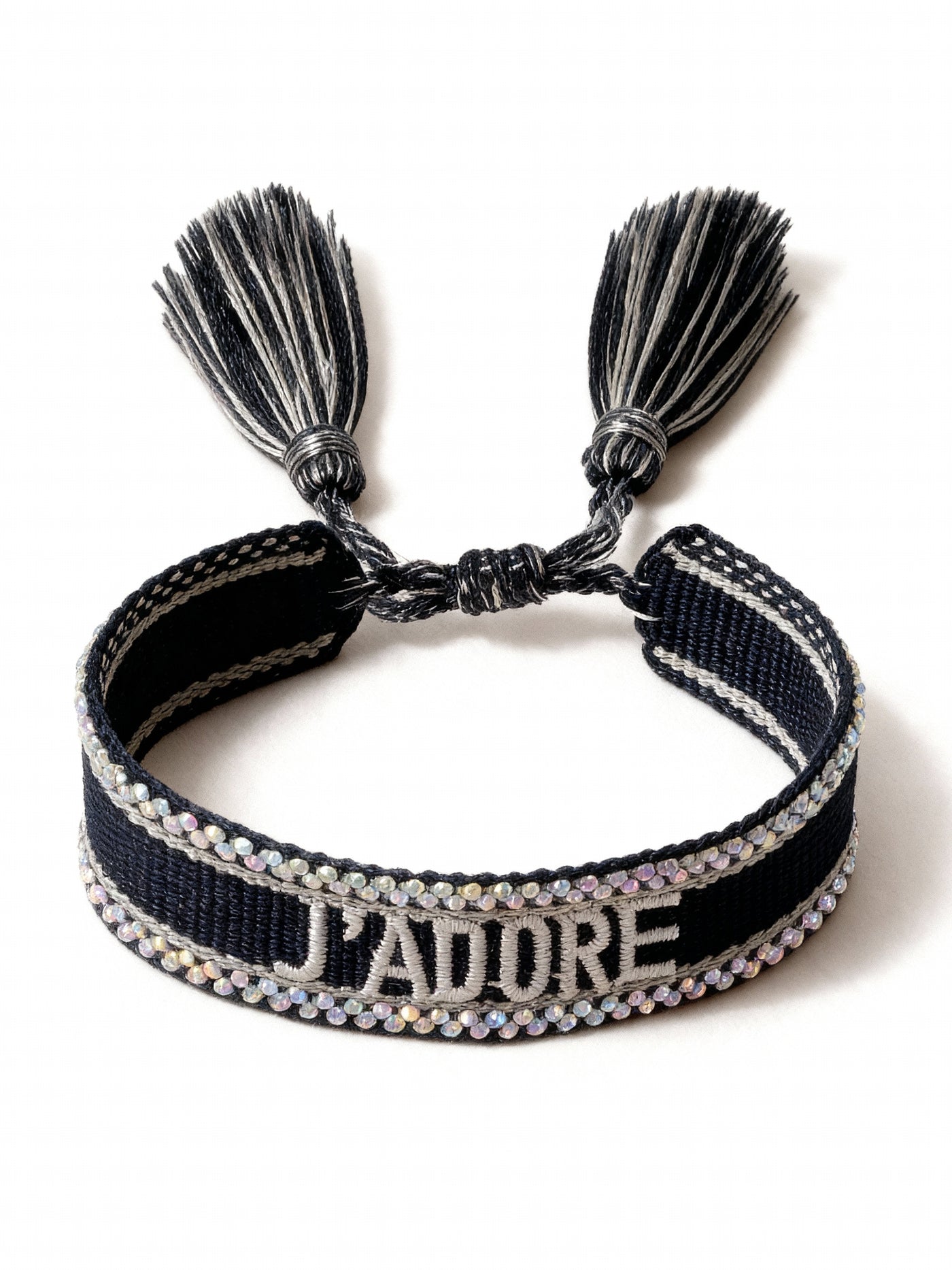 Bracelet "J'ADORE" noir｜SOWO