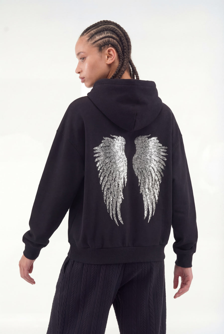 Sweat "WINGS" noir｜SOWO