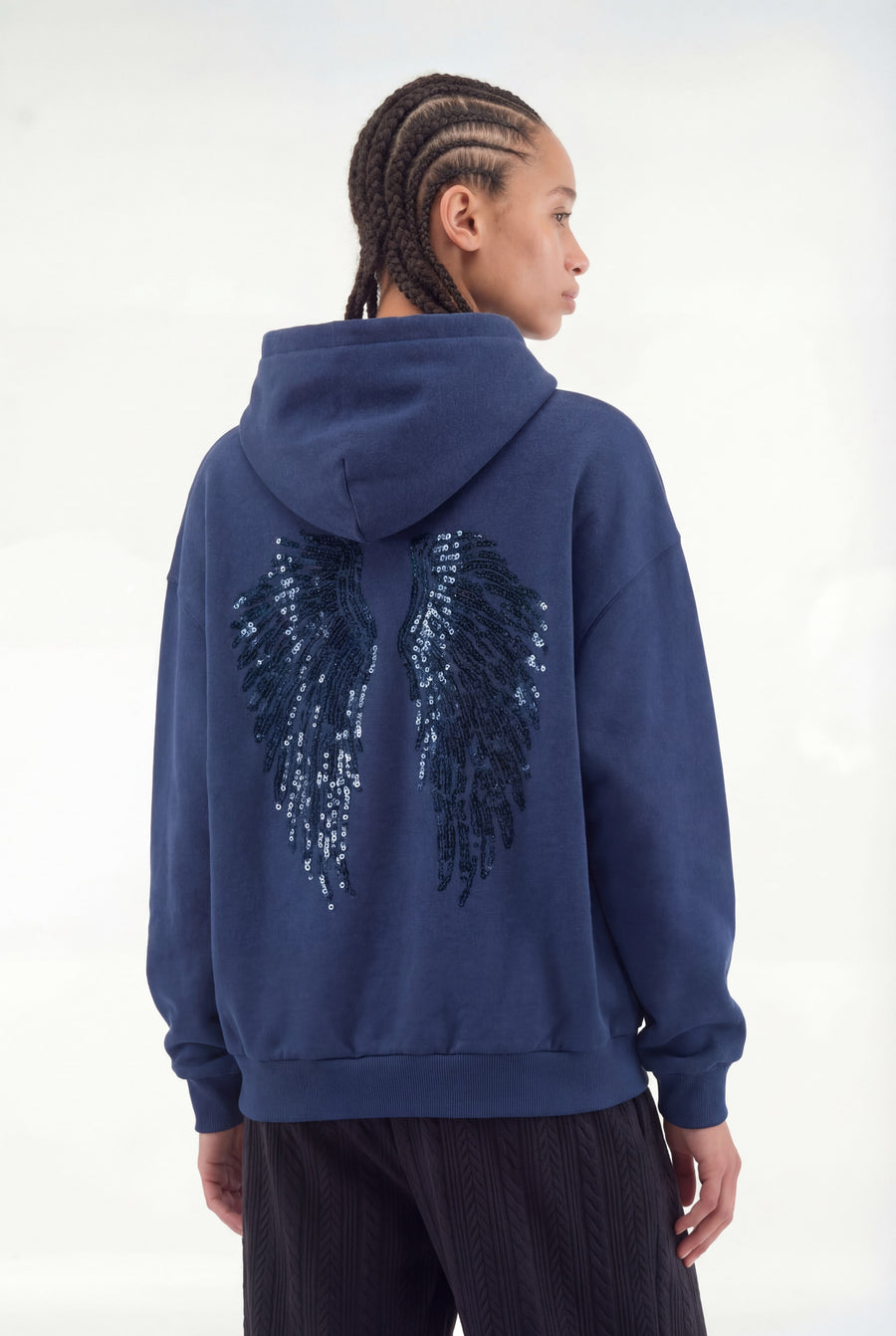Sweat "WINGS" bleu｜SOWO